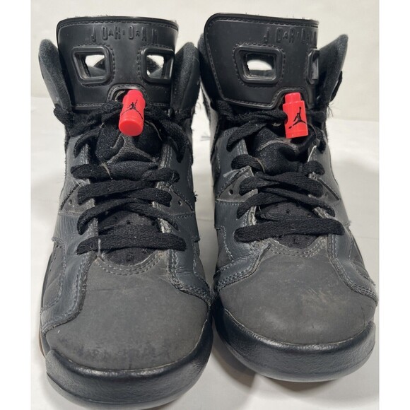 Nike Air Jordan 6 Retro‎ Youth 4.5Y Black Anthracite Hyper Pink Unisex 543390-00 - Picture 2 of 7